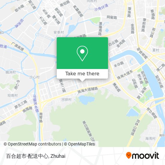 百合超市-配送中心 map