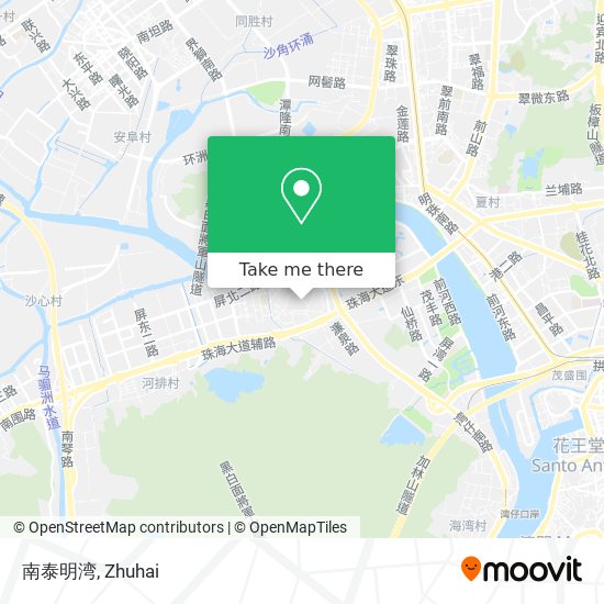 南泰明湾 map