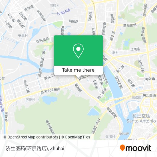 济生医药(环屏路店) map