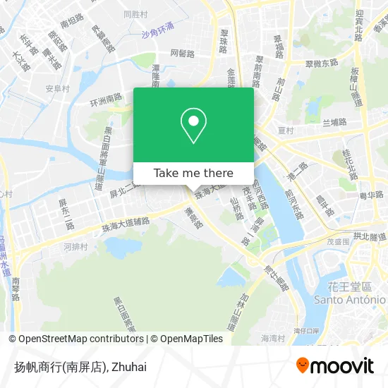 扬帆商行(南屏店) map