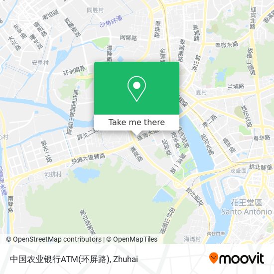 中国农业银行ATM(环屏路) map