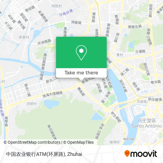 中国农业银行ATM(环屏路) map