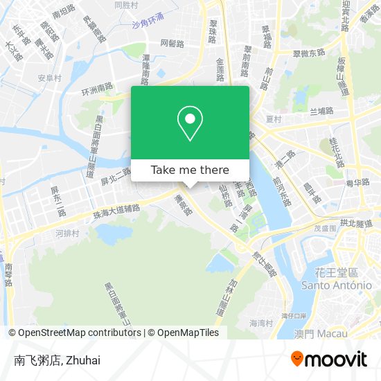 南飞粥店 map