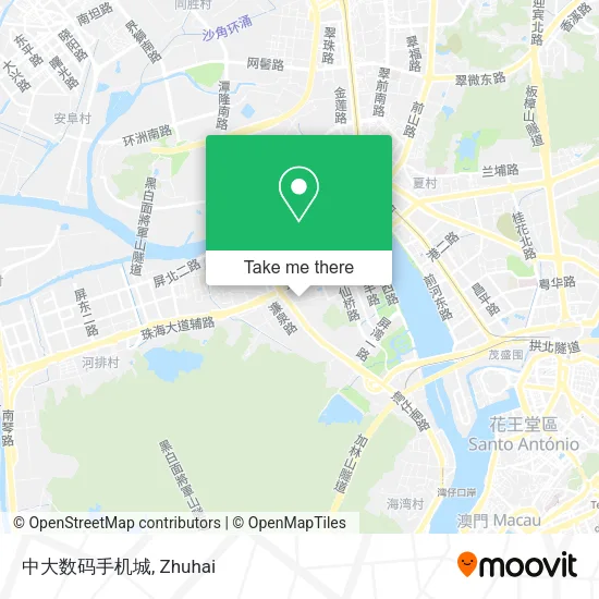 中大数码手机城 map