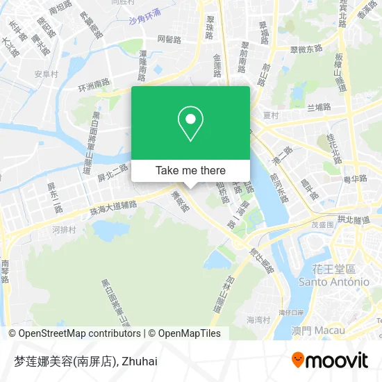 梦莲娜美容(南屏店) map