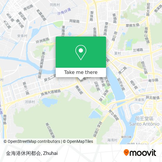 金海港休闲都会 map