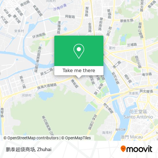 鹏泰超级商场 map