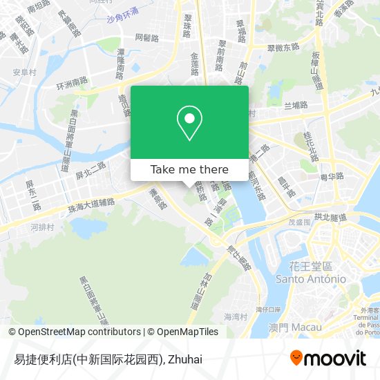 易捷便利店(中新国际花园西) map