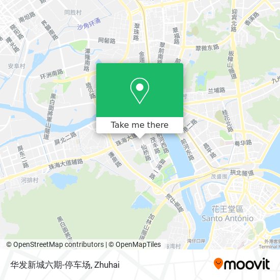 华发新城六期-停车场 map