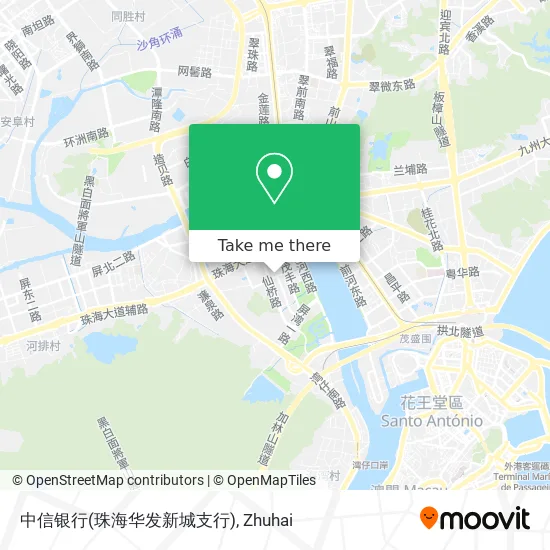 中信银行(珠海华发新城支行) map