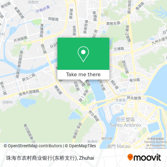 珠海市农村商业银行(东桥支行) map