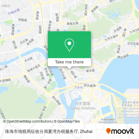 珠海市地税局征收分局夏湾办税服务厅 map