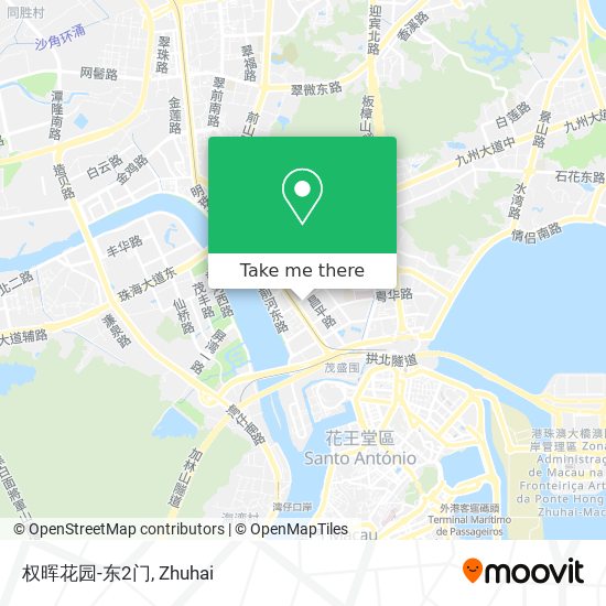 权晖花园-东2门 map