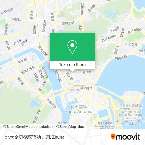 北大金贝德双语幼儿园 map