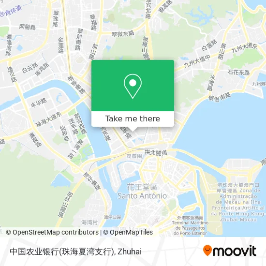 中国农业银行(珠海夏湾支行) map