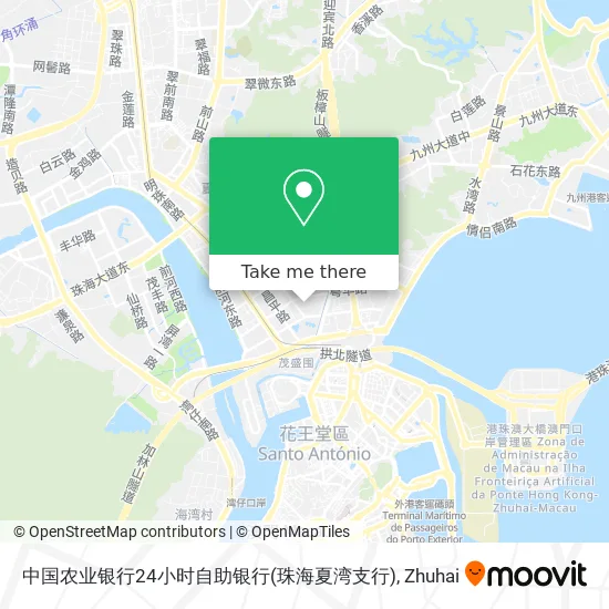中国农业银行24小时自助银行(珠海夏湾支行) map