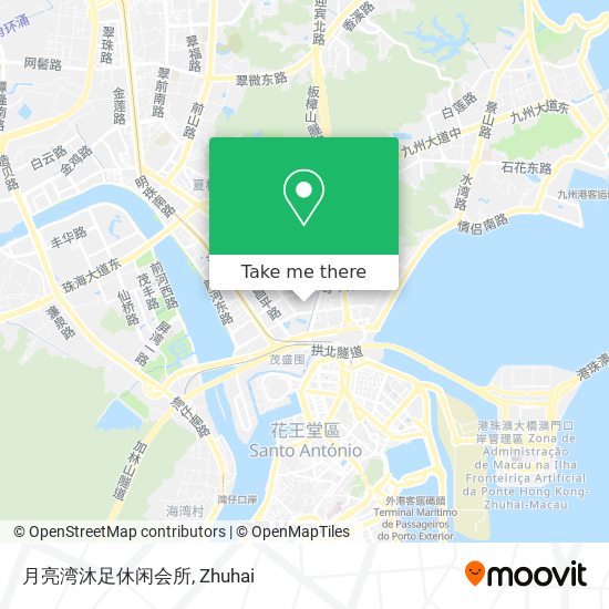 月亮湾沐足休闲会所 map