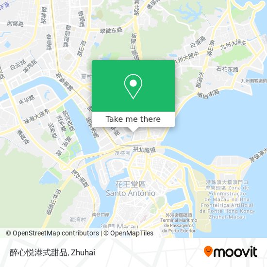 醉心悦港式甜品 map