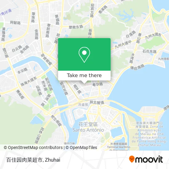 百佳园肉菜超市 map