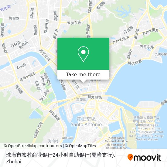 珠海市农村商业银行24小时自助银行(夏湾支行) map