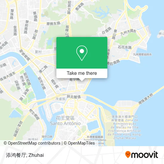 添鸿餐厅 map