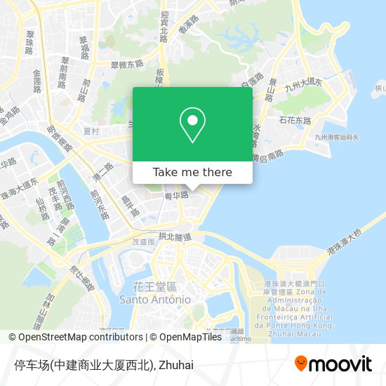停车场(中建商业大厦西北) map