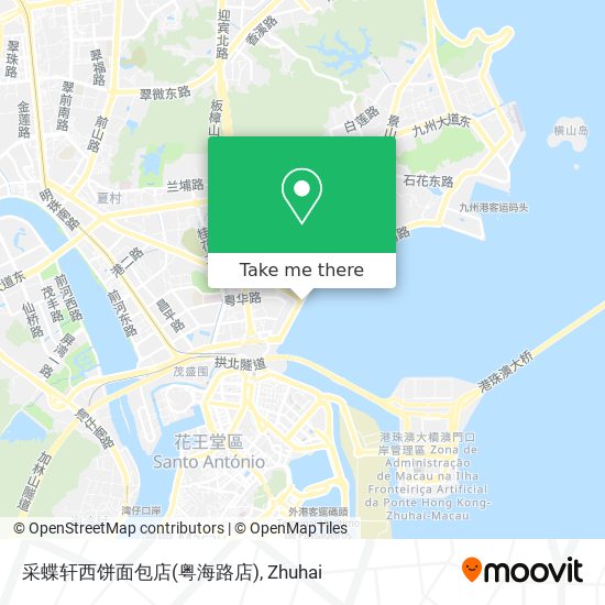 采蝶轩西饼面包店(粤海路店) map