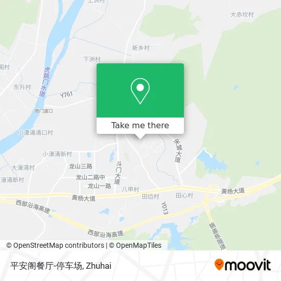 平安阁餐厅-停车场 map