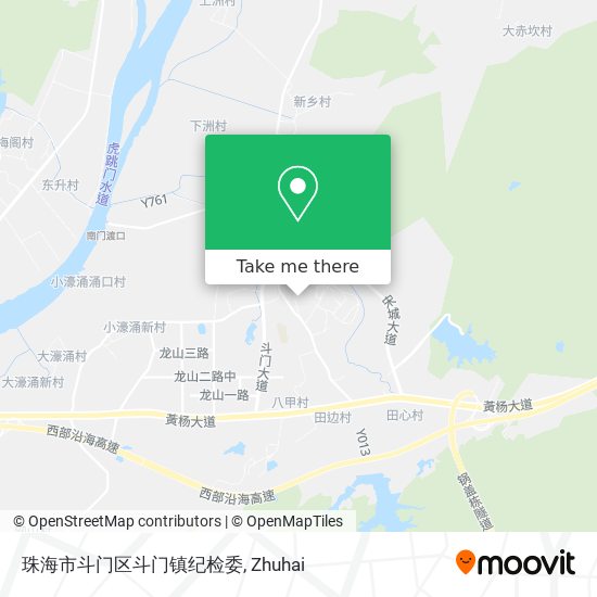 珠海市斗门区斗门镇纪检委 map