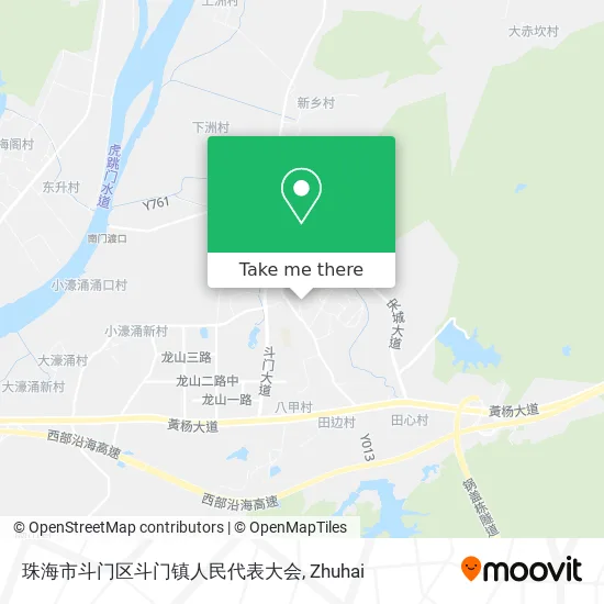 珠海市斗门区斗门镇人民代表大会 map