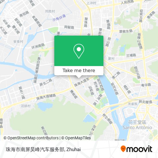 珠海市南屏昊峰汽车服务部 map