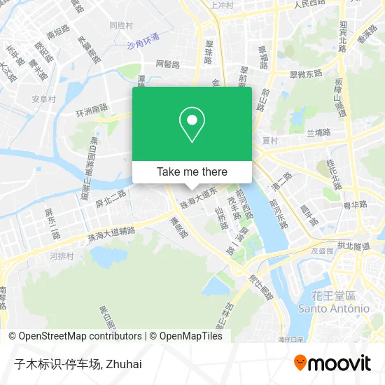 子木标识-停车场 map
