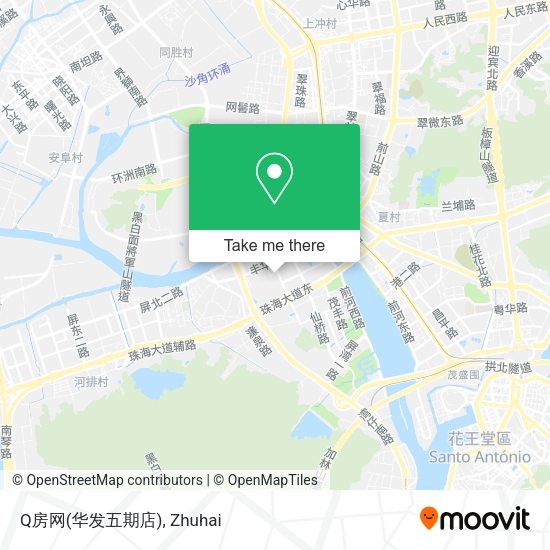 Q房网(华发五期店) map