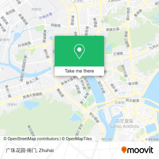 广珠花园-南门 map
