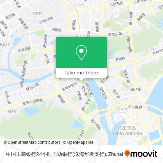 中国工商银行24小时自助银行(珠海华发支行) map