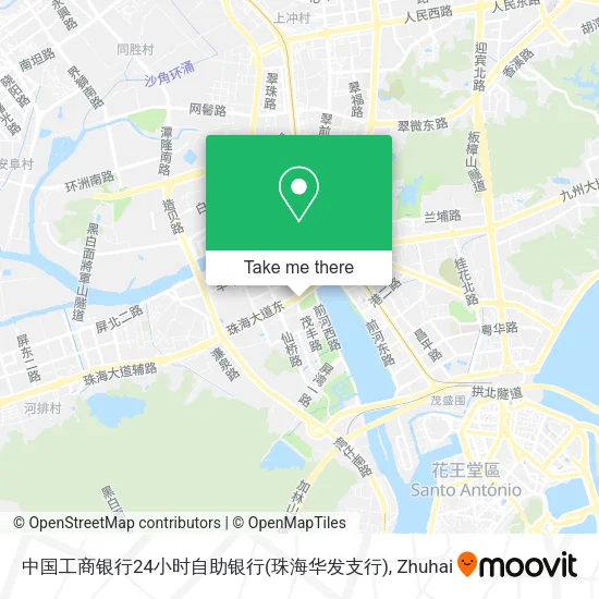 中国工商银行24小时自助银行(珠海华发支行) map