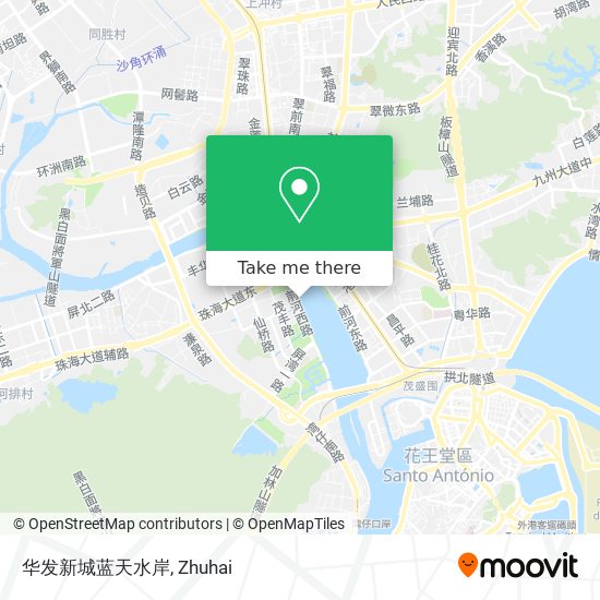 华发新城蓝天水岸 map