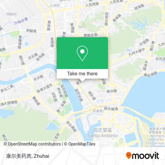 康尔美药房 map