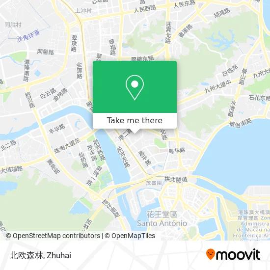 北欧森林 map