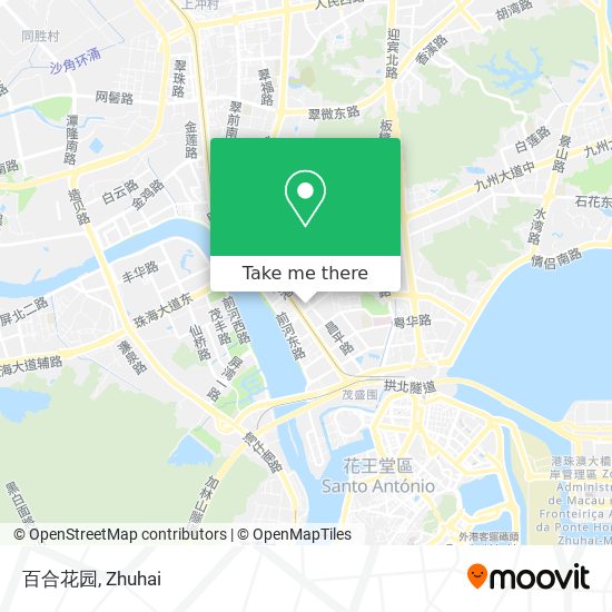 百合花园 map