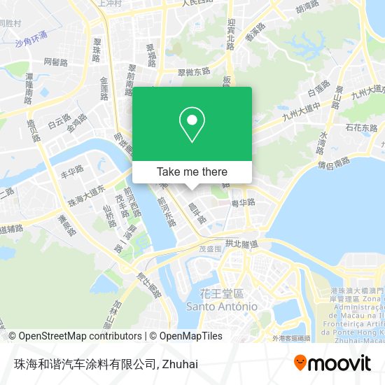 珠海和谐汽车涂料有限公司 map