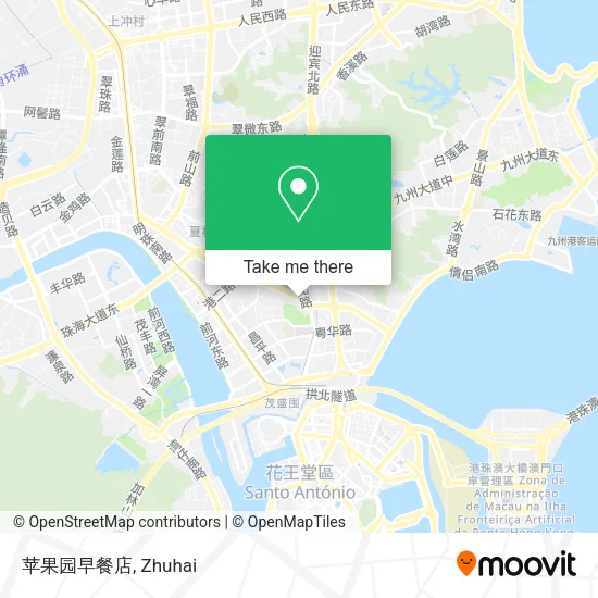 苹果园早餐店 map