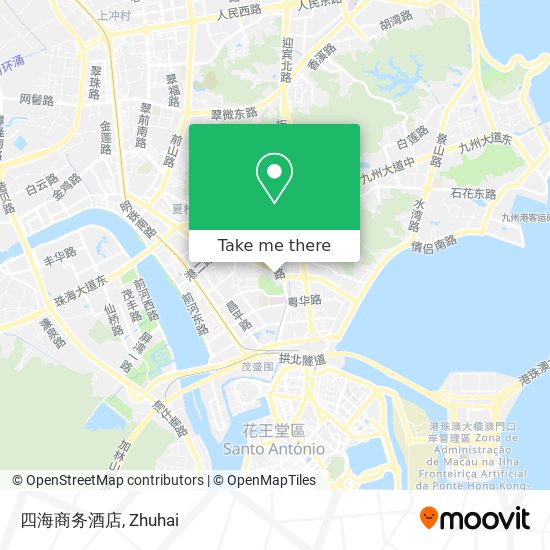 四海商务酒店 map
