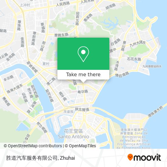 胜道汽车服务有限公司 map