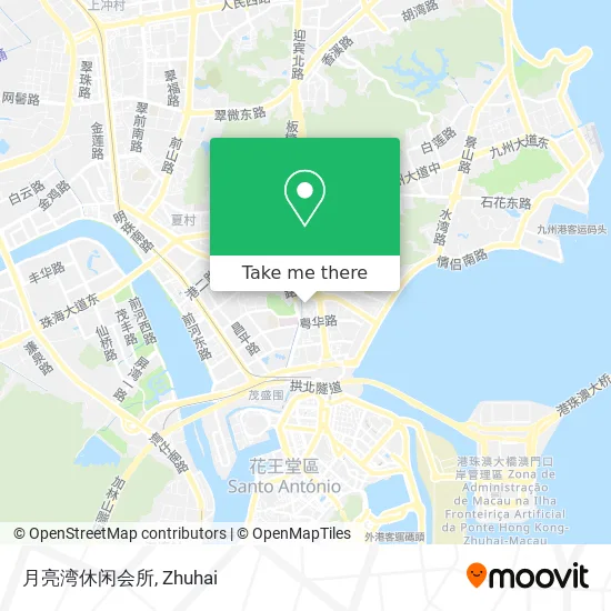 月亮湾休闲会所 map
