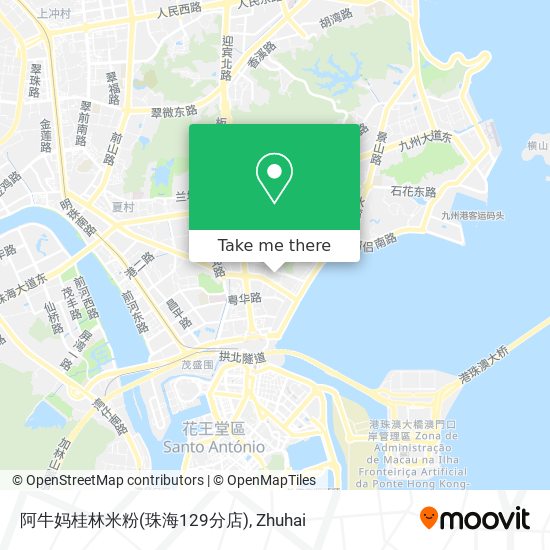 阿牛妈桂林米粉(珠海129分店) map