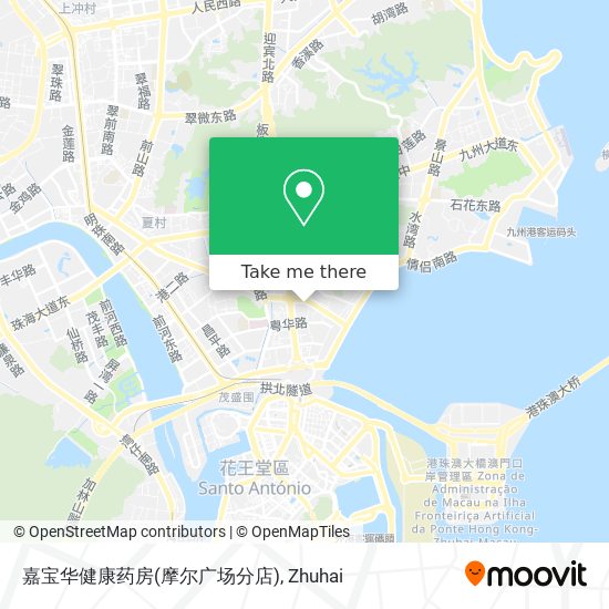 嘉宝华健康药房(摩尔广场分店) map