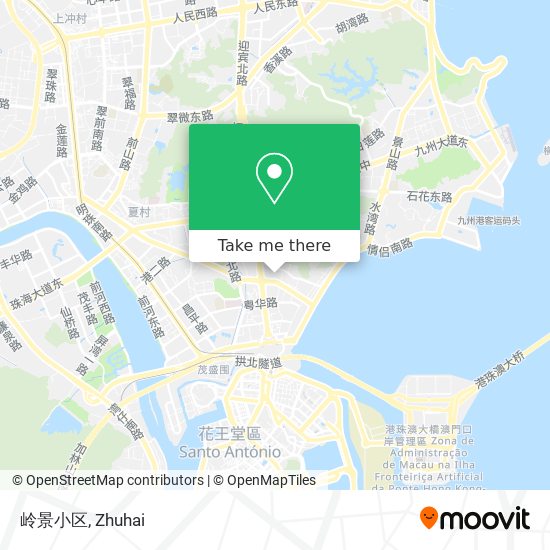 岭景小区 map
