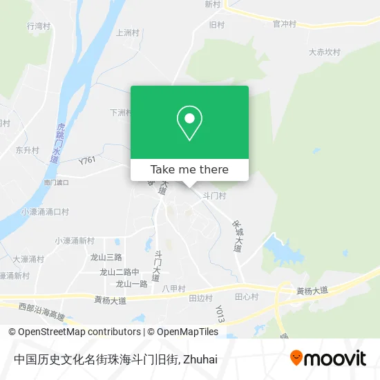 中国历史文化名街珠海斗门旧街 map