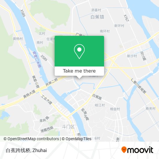白蕉跨线桥 map